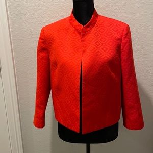Kasper: gorgeous orange suit jacket
